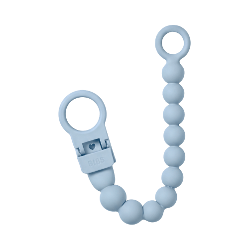 Dummy Clip Beaded - Baby Blue