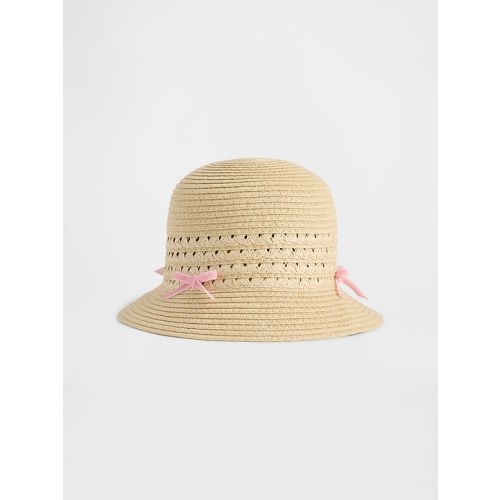 Baby & Toddler Bow Straw Hat