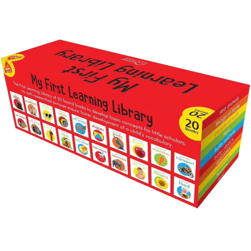 My First Complete Learning Library: Boxset of 20 Board Books Gift Set for Kids