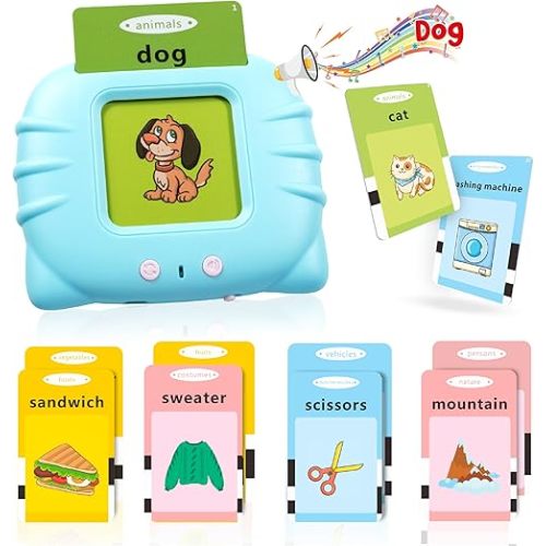 Toddler Toys Sight Words Talking Flash Cards for Ages 2 3 4 Boys and Girls, Autism Sensory Toy for Autistic Children, Learning Educational Montessori Speech Therapy Toys 224 Sight Words