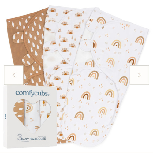 Easy Swaddle Blanket For Babies – Comfy Cubs
