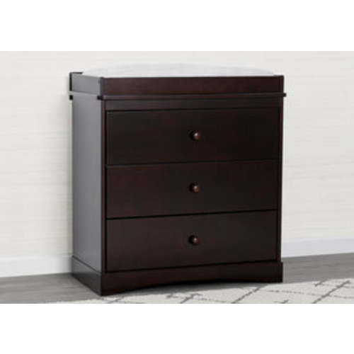 Skylar 3 Drawer Dresser with Changing Top and Interlocking Drawers | Delta Children