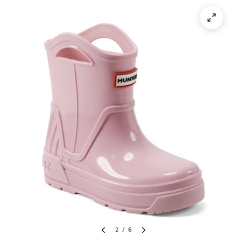 Little kids's Little Kids Georgey Waterproof Rain Boots - Pink | Hunter Boots
