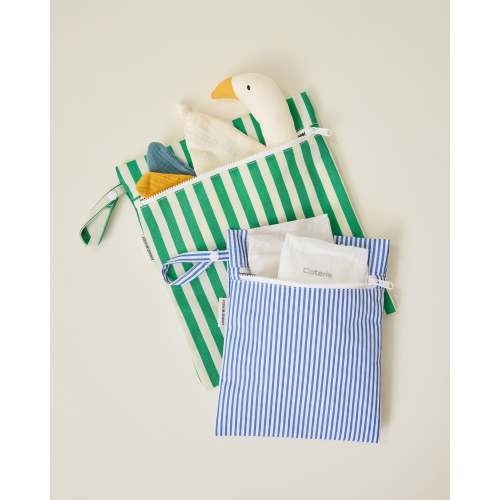 Wet/Dry Bag 2-Piece Set | Stripe - Storq by Kindred Bravely
