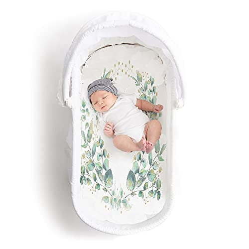 JumpOff Jo Botanical Design Bassinet Sheet