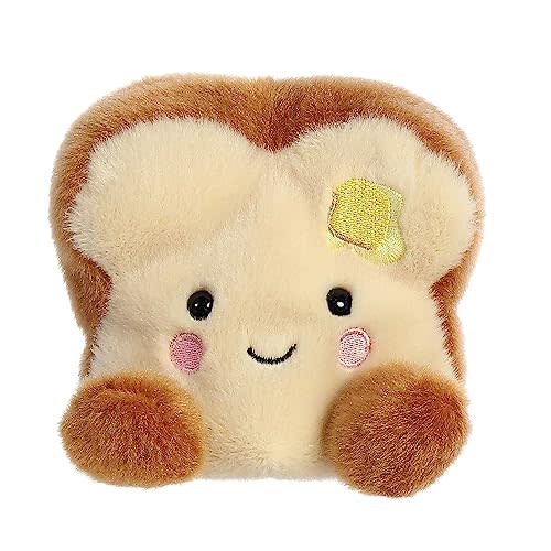 Aurora Palm Pals 4.5" Buttery Toast Adorable Plush | Bean-filled understuffed bodies with collectible personalities