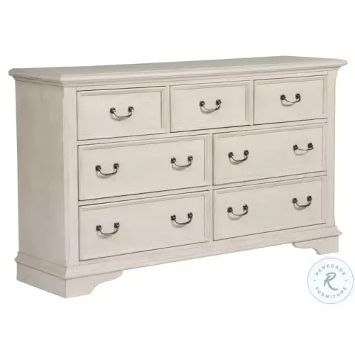 Harborside Antique White 7 Drawer Dresser