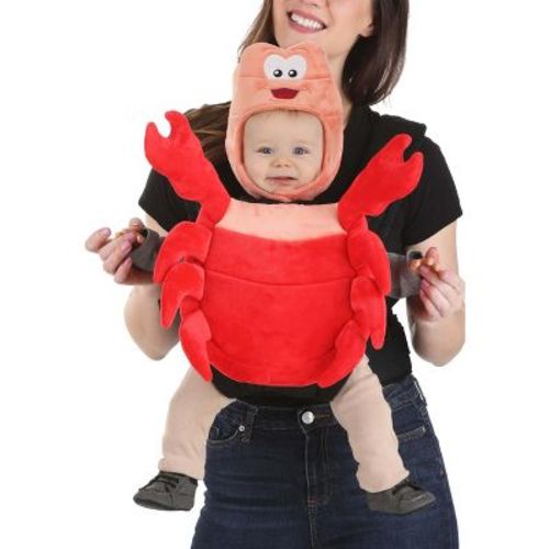 HalloweenCostumes.com One Size Fits Most Disney Little Mermaid Sebastian Baby Carrier Cover, Red