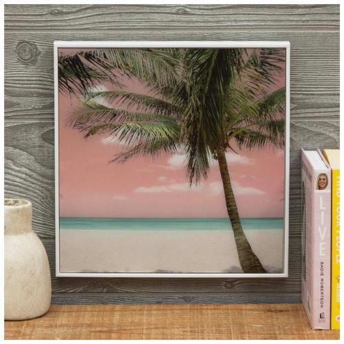 Pink Tree & Pink Skies Framed Wall Decor