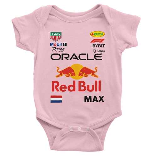 Formula 1 Baby Girl Onesie, Red Bull Inspired Max Verstappen Costume for Girls, F1 Racing Bodysuit, Christmas Gift, Birthday Gift
