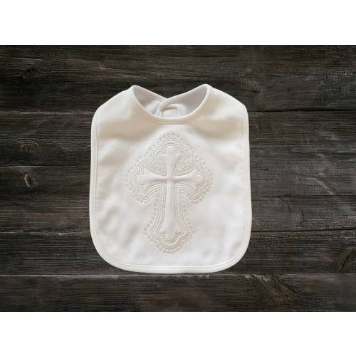 Baby Baptism Bib, Baptism Bib, Christening Bib, Christening Keepsake, Baptism Keepsake, Baby Boy Cross, Baby Girl Cross, Gift Godparents