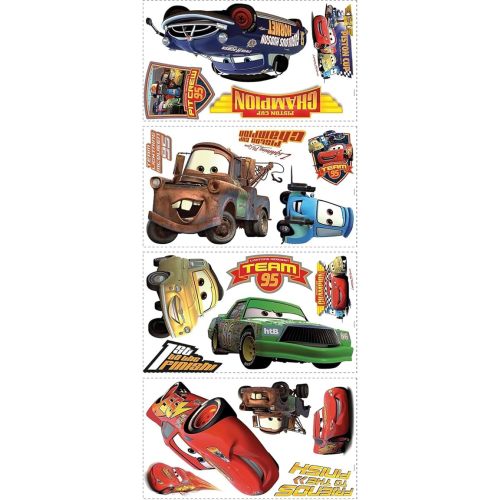 RoomMates Disney Pixar Cars Piston Cup Champs Peel & Stick Wall Decals , RMK1518GM