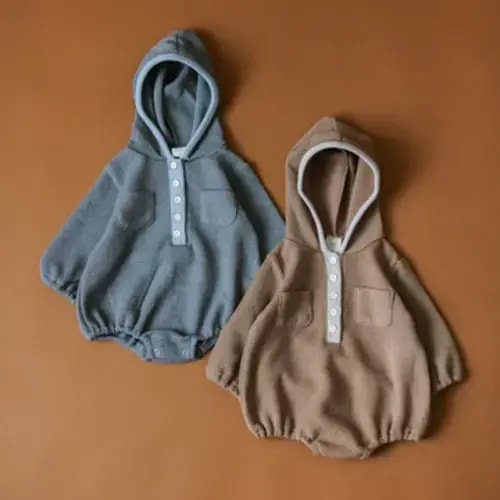 Hooded Bubble Romper