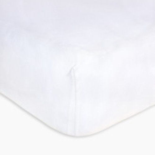 Burt's Bees Baby Organic Cotton Jersey Fitted Crib Sheet - Cloud, 1