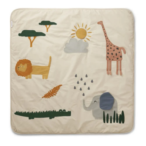 Glenn Safari Organic Cotton Playmat | Sand