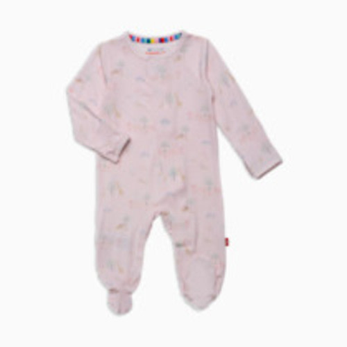 Magnetic Me Modal Magnetic Footie - Serene Safari-Pink, 3-6 M