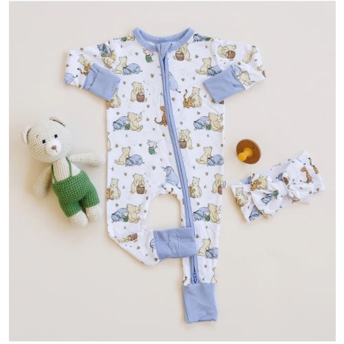100 Acre Snooze Blue Zippie Jammie