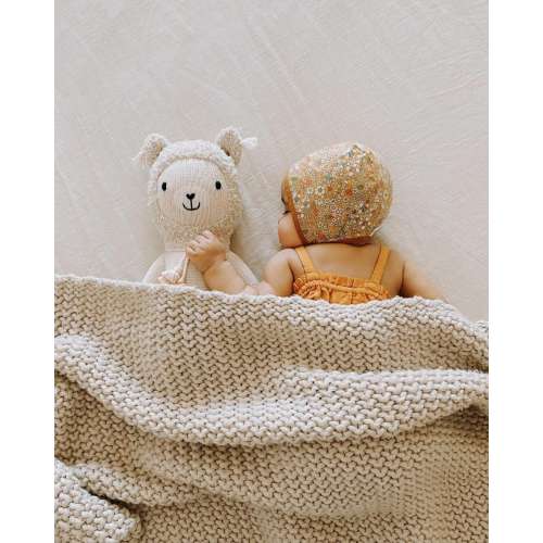 Mustard Floral Bonnet – Olive and Cradle