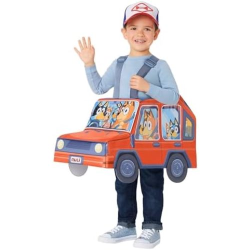 Spirit Halloween Bluey Toddler Car Ride-Along Costume, Officially Licensed
