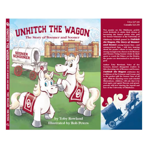 Oklahoma Sooners Red Unhitch the Wagon Children's Book - 9250017