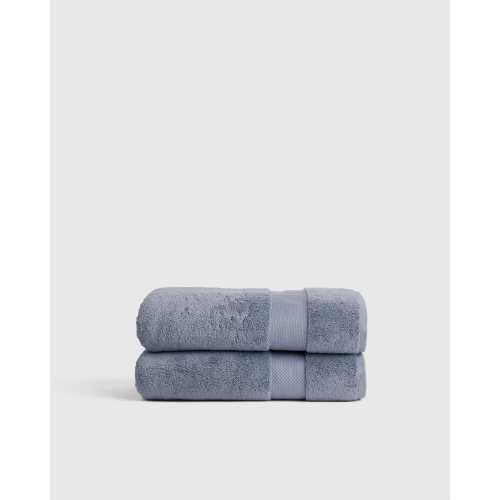 Turkish Ultra Luxe Plush Bath Towel (Set of 2) in Mineral