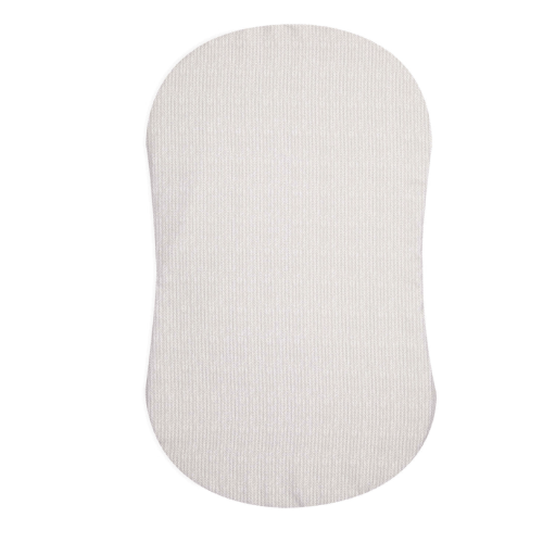 HALO - BassiNest Fitted Sheet 100% Cotton | Herringbone - cream ,