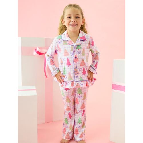 Ruffle Flare Pajama Set