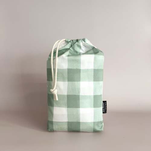Waterproof Co-Sleeper / Change Pad Sheet | Green Gingham – Co Sleeper Size