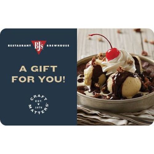 BJ's Restaurant $25 Gift Card (Email Delivery)