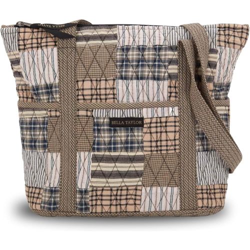 Bella Taylor Stride Tote | Lightweight Quilted Fabric Handbags for Women