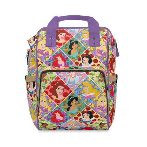 Disney Princess Gift Diaper Bag Disney Baby Backpack, Rapunzel Baby Gift, Travel Bag for Moms, Magical Baby Shower Gift, Cute Princess Tote