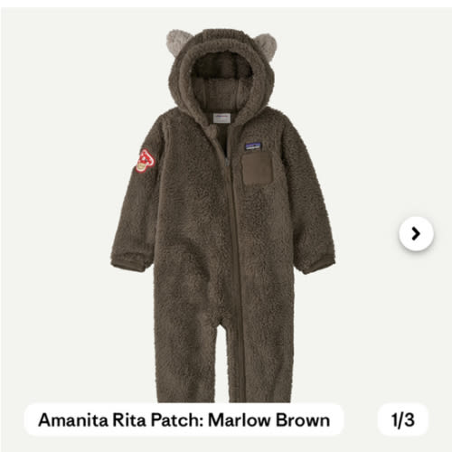 Patagonia Baby Furry Friends Fleece Bunting