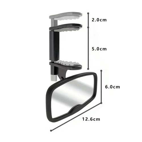 Forward Facing Baby Car Mirror - Clip On Car Mirror for Baby, Shatterproof & Shakeproof, Newborn Essentials