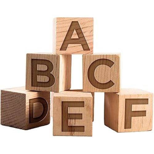 Custom Wooden Name Blocks, Engraved Nursery Name Sign, Custom Nursery Décor, Personalized Wood Blocks, Wooden Signs for Baby, Montessori Décor Engraved on Solid Wood