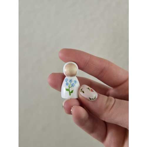 Forget-Me-Not Flower Angel Baby