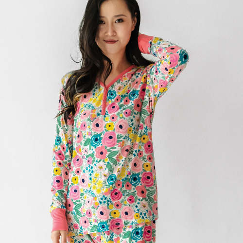 Secret Garden Women's Pajama Top - Little Sleepies