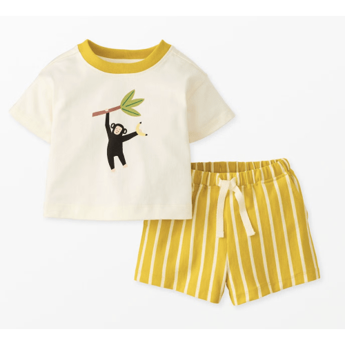 Baby Relaxed Fit Graphic T-Shirt & Shorts Set | Hanna Andersson
