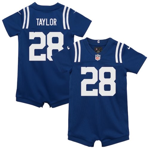 Newborn Nike Jonathan Taylor Royal Indianapolis Colts Romper Game Jersey