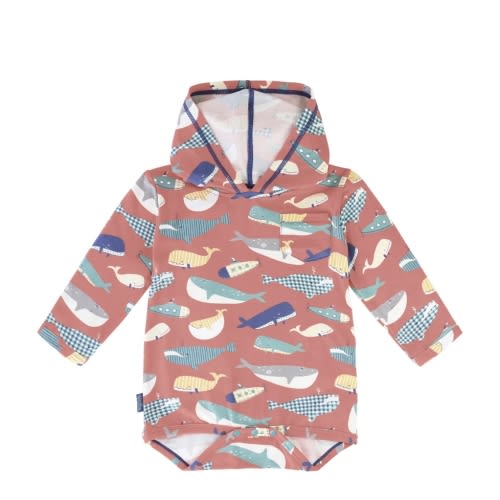 Baby Boy's Hooded Onesie | Certified UPF 50+ – UV Skinz®