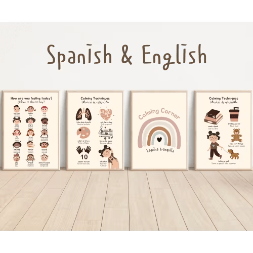 Bilingual Spanish Emotion Posters