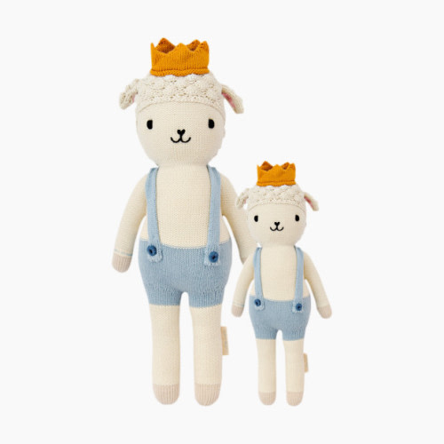 cuddle+kind Hand-Knit Doll - Sebastian The Lamb, Little 13\'\'