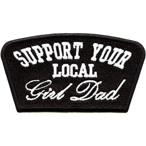 Local Girl Dad Patch Father Daughter Parent Embroidered Iron On