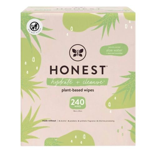The Honest Company Hydrate + Cleanse Plant-Based Baby Wipes - Aloe and Cucumber - (Select Count)