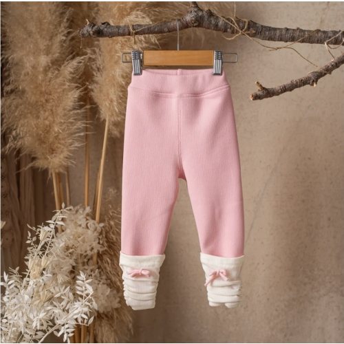 Soda Pop Baby Pink Fleece Lined Leggings | Before & Ever