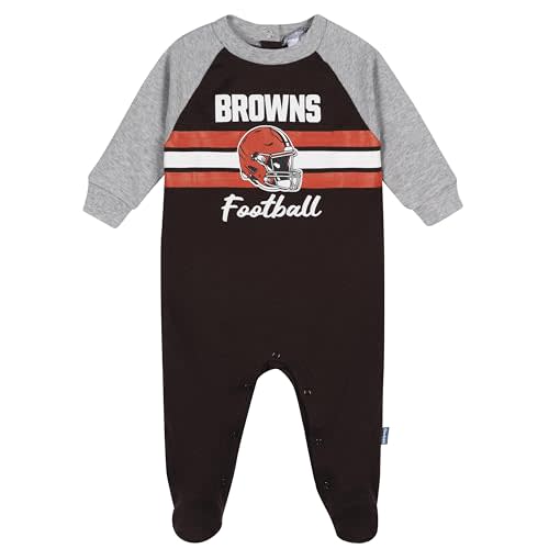 Gerber NFL unisex-baby Nfl Team Footed Coverall
