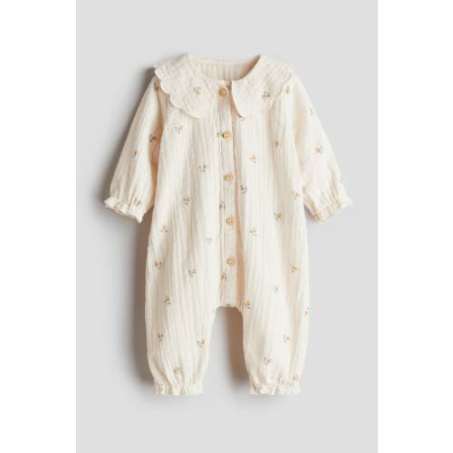 COTTON MUSLIN ROMPER SUIT