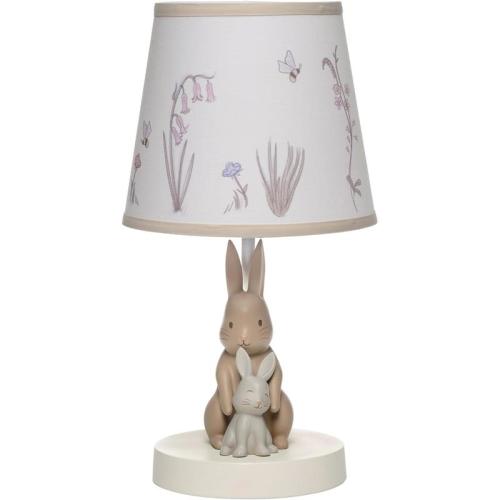 Lambs & Ivy Bunny Hop Organic Cotton Lamp With Shade