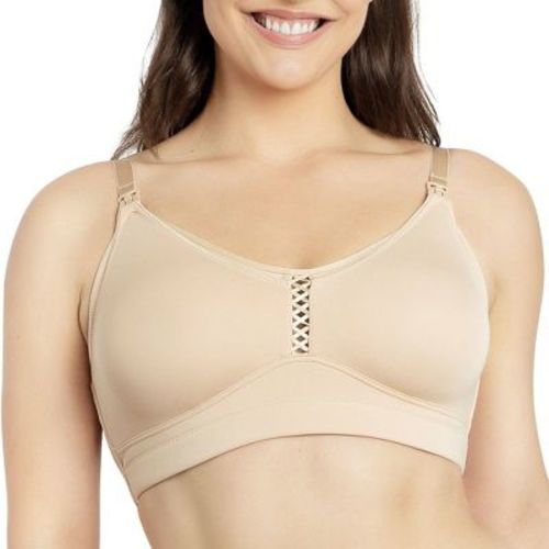 PARFAIT Women's Erika Seamless Wire-Free Nursing Bra, Bare, 34K
