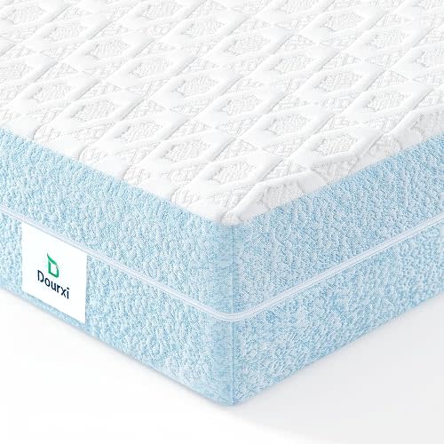 Dourxi Crib Mattress Dual Sided Gel Memory Foam Toddler Mattress for Baby