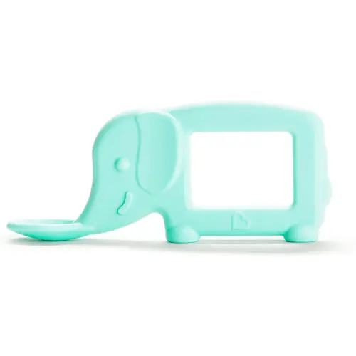 Munchkin® The Baby Toon™ Silicone Teether Spoon, Elephant, Mint (As Seen On Shark Tank)